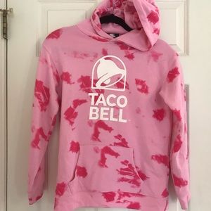 Pink Tiedye Taco Bell Hoodie